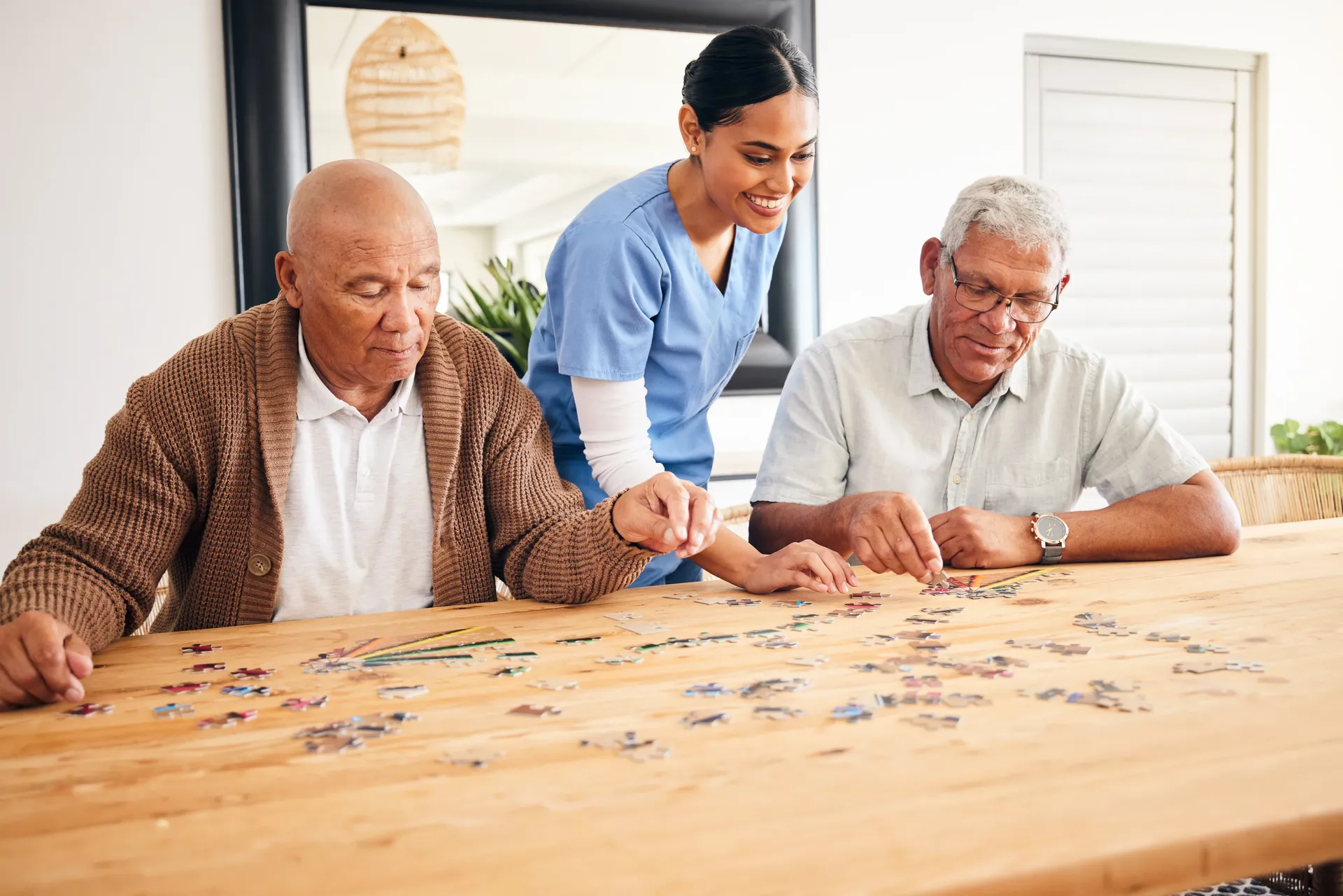 Healthcare professional providing compassionate care